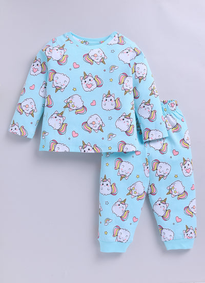 Unicorn Print Pyjama Set | Baby & Toddler Sleepwear