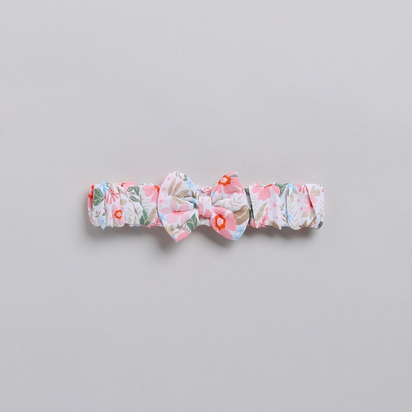 Soft floral print frock with matching hairband