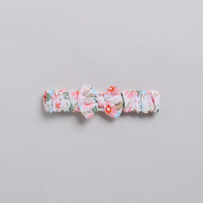 Soft floral print frock with matching hairband