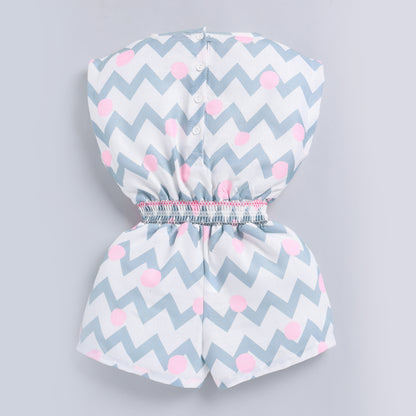 Pink Chevron Jumpsuit
