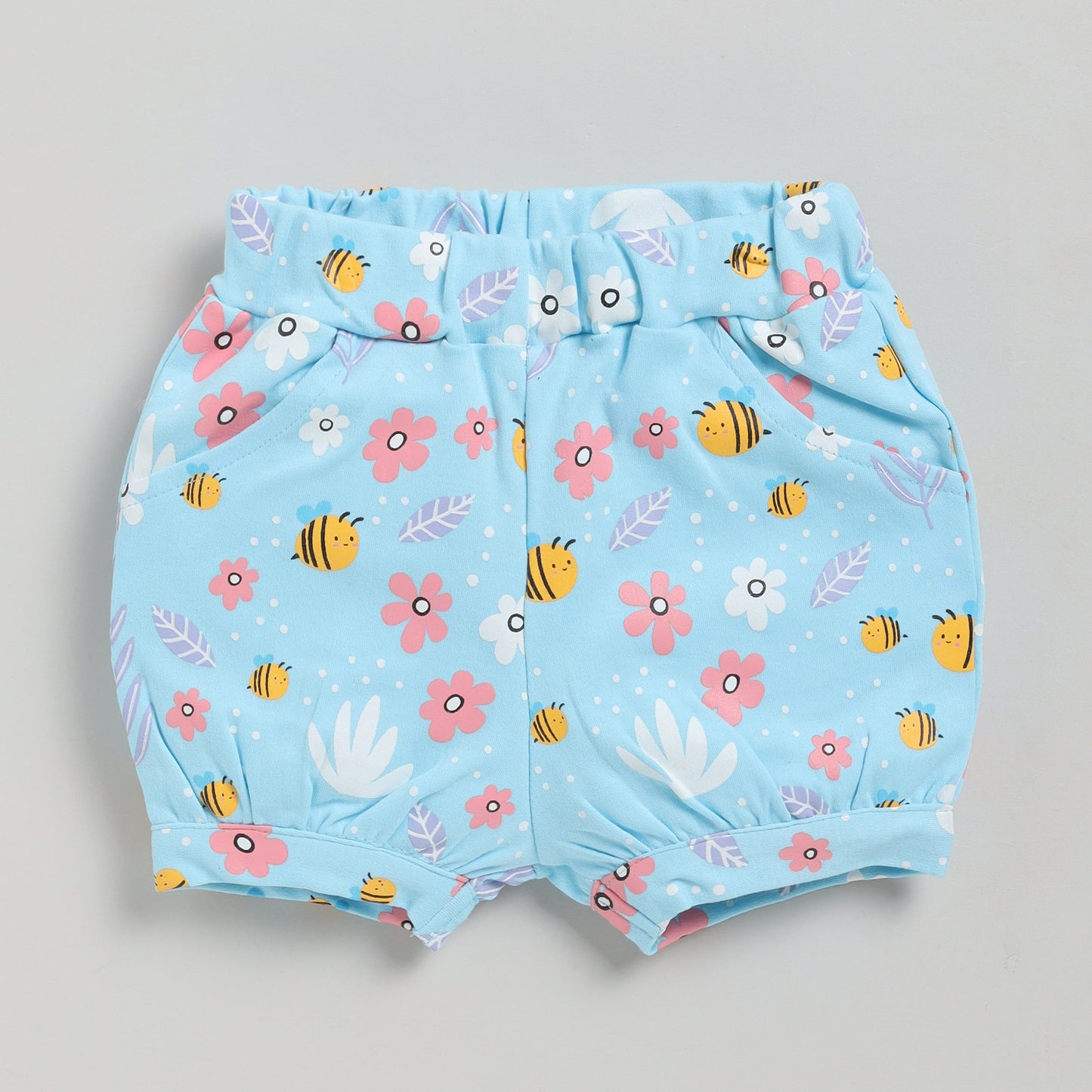 Honeybee Print Top with Shorts
