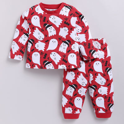 Halloween Ghost Print Pyjama Set | Kids Sleepwear (0-3M to 2-3Y)