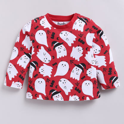 Halloween Ghost Print Pyjama Set | Kids Sleepwear (0-3M to 2-3Y)