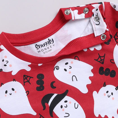 Halloween Ghost Print Pyjama Set | Kids Sleepwear (0-3M to 2-3Y)