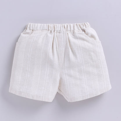 Animal Embroidered Boys Summer Co-ord Set