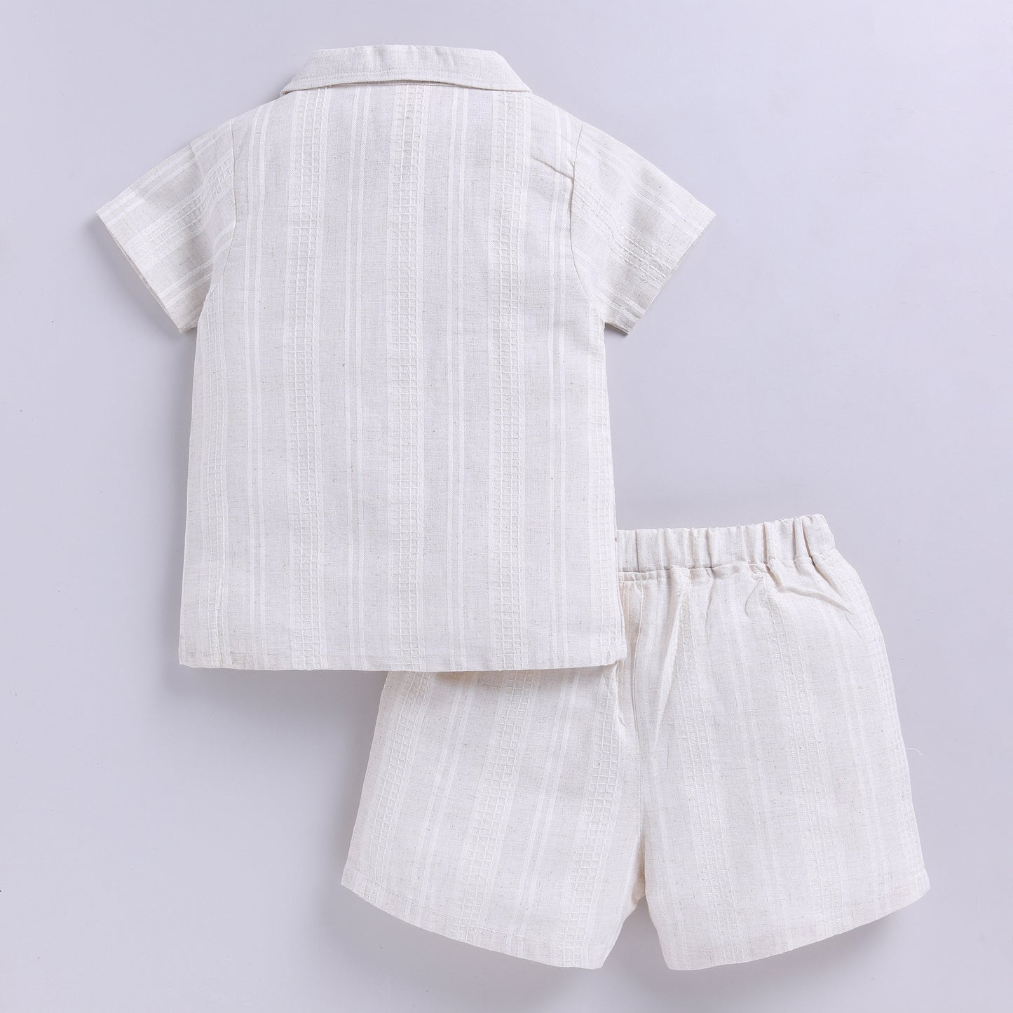 Animal Embroidered Boys Summer Co-ord Set