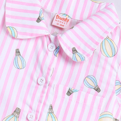 Hot Air Balloon Co-ord Set - Pink