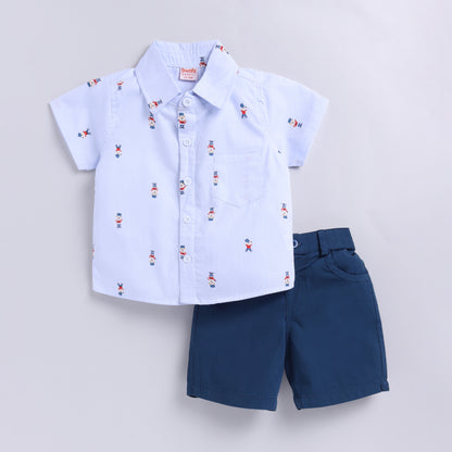 Humpty Dumpty Print Top with Shorts