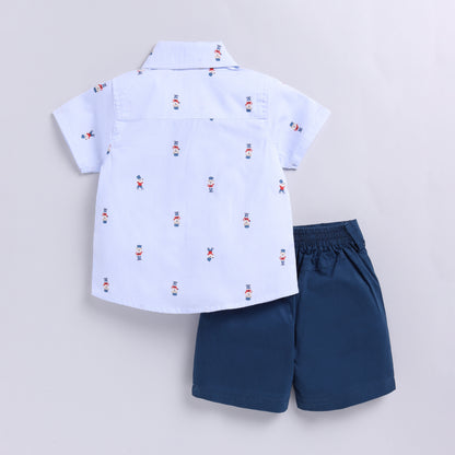 Humpty Dumpty Print Top with Shorts