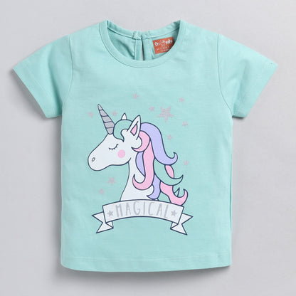 Horse Print Top with Textile Pant