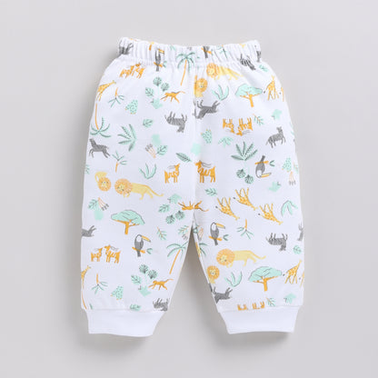 Animal theme Full Sleeves Baby Nightsuit