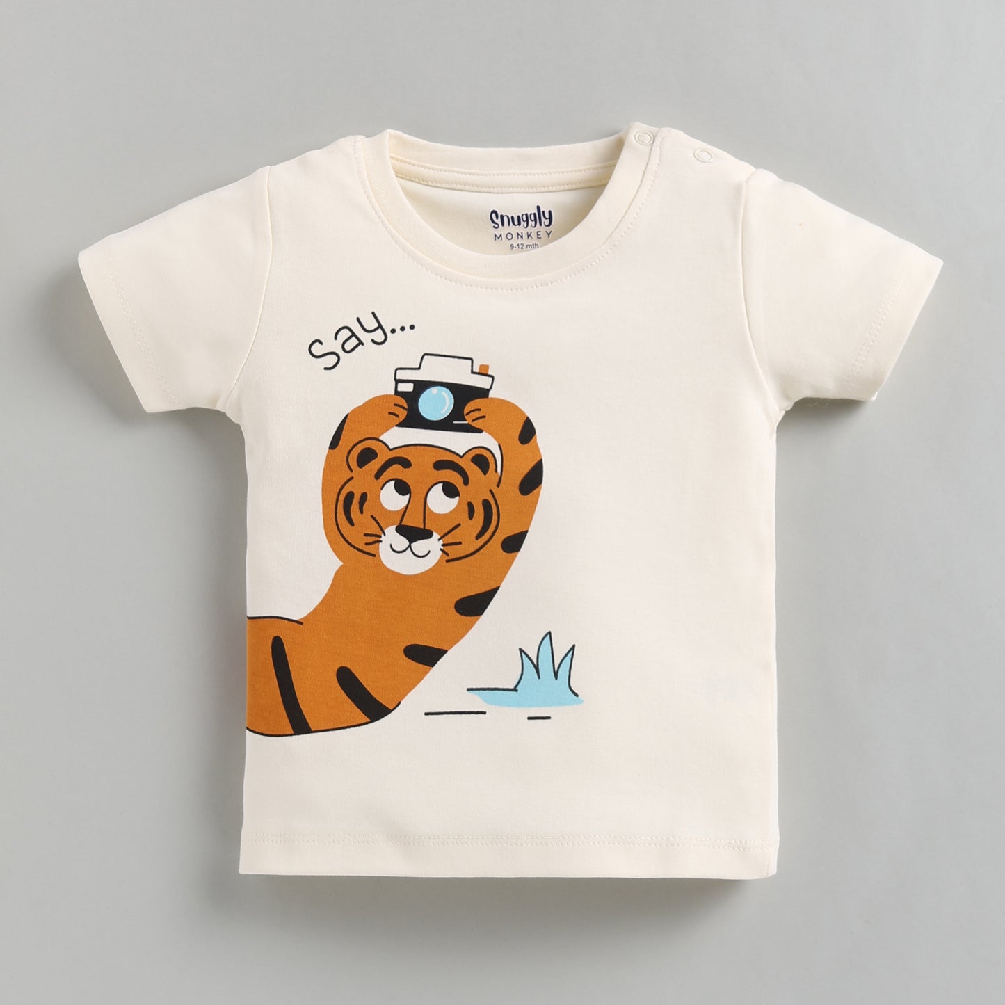 Tiger print Infant Top with Shorts Set