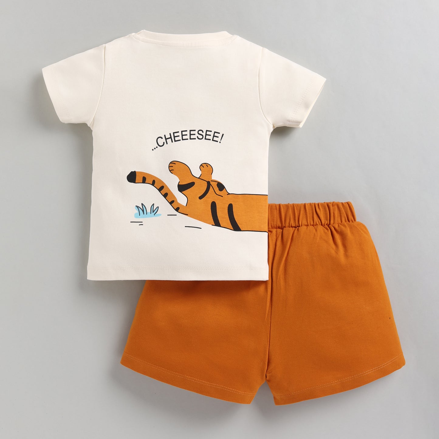 Tiger print Infant Top with Shorts Set