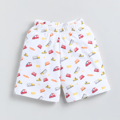 Car Theme T-shirt & Shorts Set