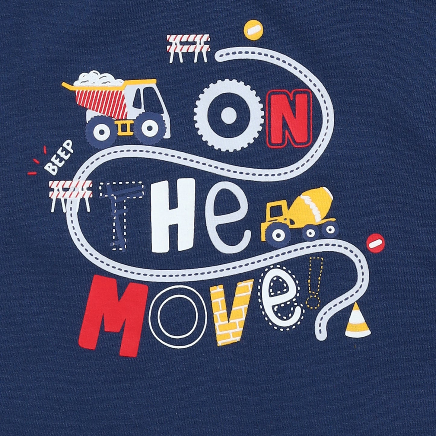 Car Theme T-shirt & Shorts Set