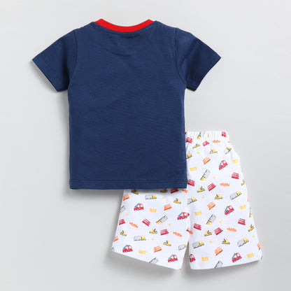 Car Theme T-shirt & Shorts Set
