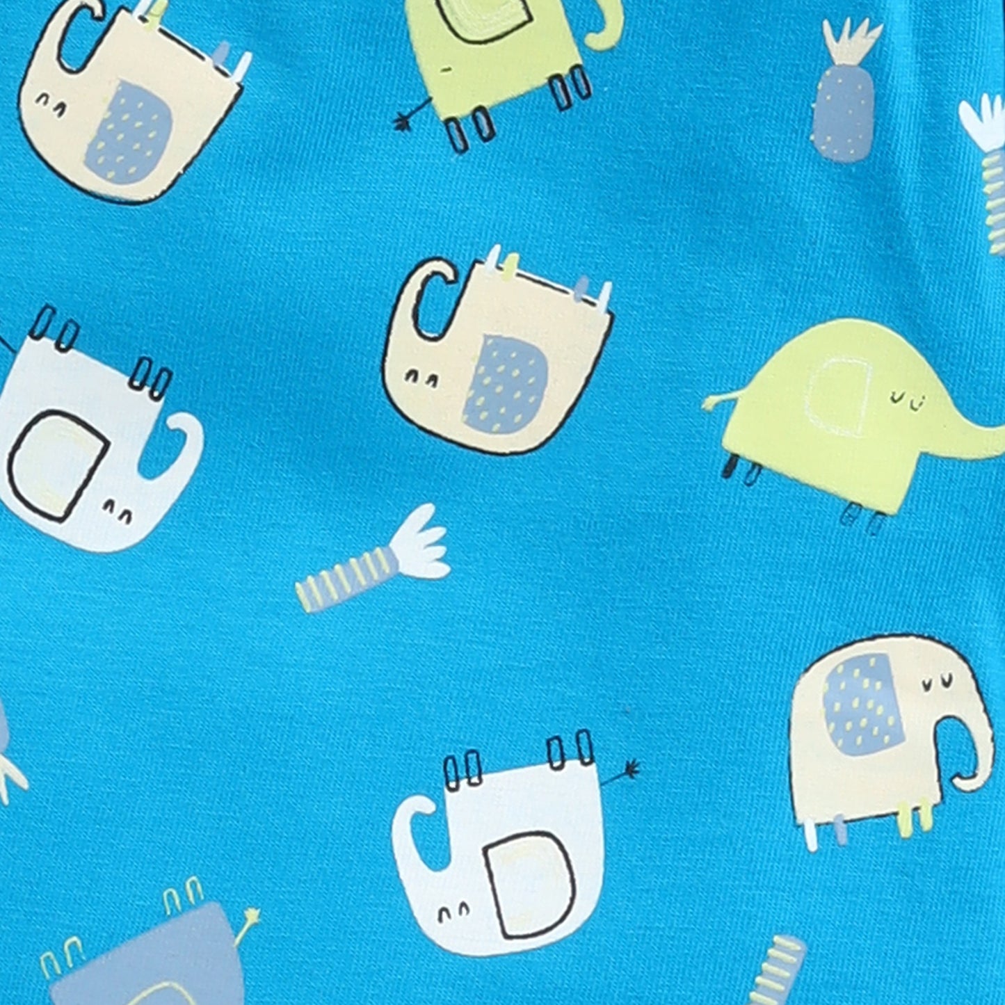 Elephant Print T-shirt & Short Set